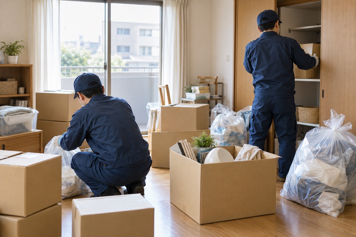 退去後清掃の施工イメージ